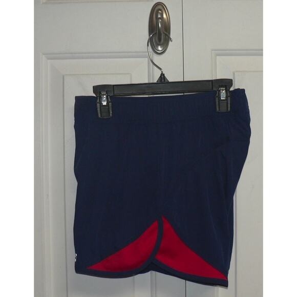 BCG Women's 2-in- 1 Moisture Wicking Running Shorts in Blue/Red XSmall $30 - Picture 3 of 4